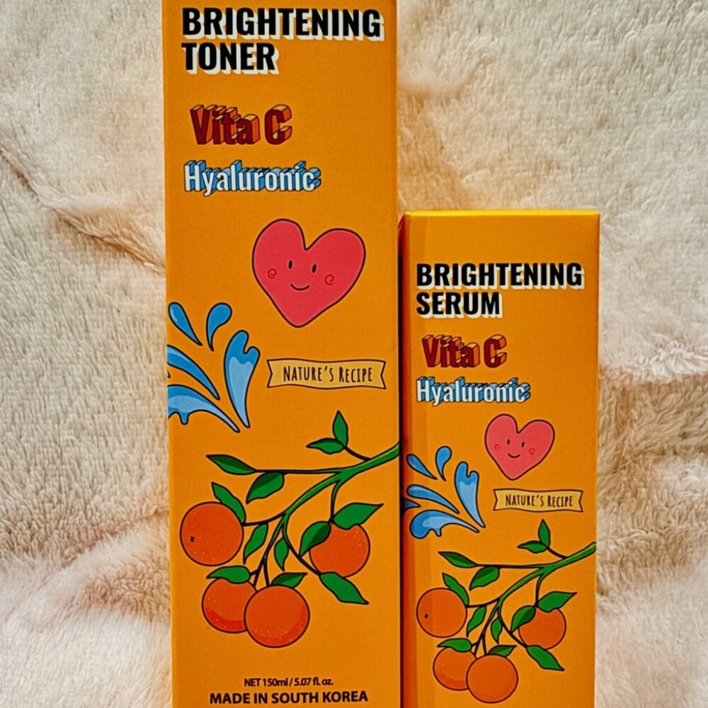 DEARBOO Vita C & Hyaluronic - Brightening Toner & Serum Set
